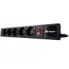 Tracer PowerGear Schwarz 5 AC-Steckdosen 1,5 m 2300 W