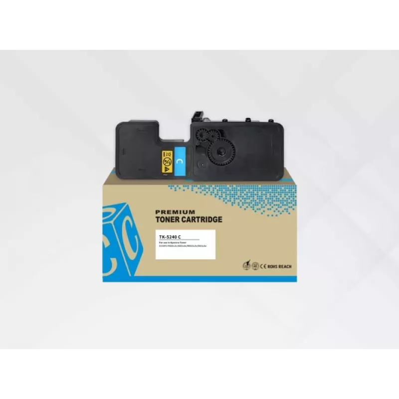 Kompatibler HYB Toner für Kyocera TK-5240C Cyan, Laser, für ECOSYS P5026Cdw/P5026Cdn/M5526Cdw/M5526Cdn