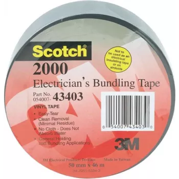 3M 2000 Cinta Americana - Grau - PVC - 46 m - 50 mm - 0,15 mm (7000076790)