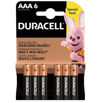 Batterie Duracell AAA R03 6 Stück