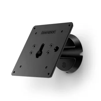 Compulocks VESA schwenkbare Wandhalterung – Montageset (Halterungsmontage) – neigbar – Aluminium – Schwarz – Wandmontage, Oberflächenmontage (505B)