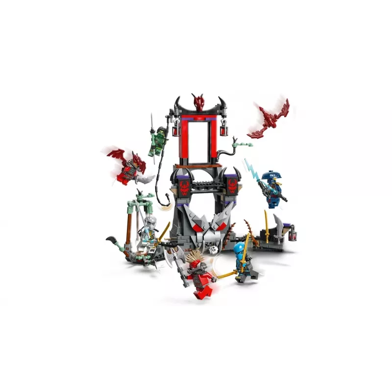 Bauset LEGO NINJAGO 71841 Drachen-Dorf – 305 Teile, 6 Minifiguren, ab 7 Jahren