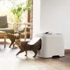 Hauben-Katzenklo Rotho BIALA Beige 395×510×443 mm, Kunststoff mit Schaufel