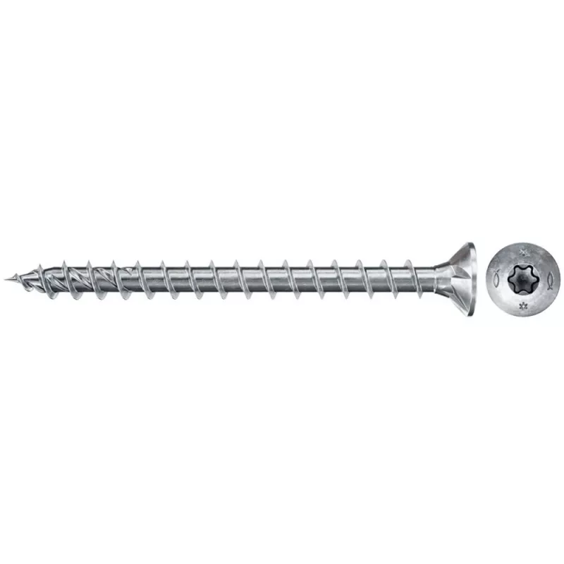 Schraubenset FISCHER FixTainer PowerFast II, 702 Stück, Vollgewinde, galvanisch verzinkt