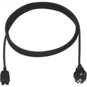 Netzkabel Bachmann 372.184 Schwarz 2 m