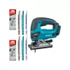Stichsäge Makita DJV180ZX kabellos Gehäuse allein — 3-stufige Pendelhubfunktion, 0–2600 SPM, Hubhöhe 26 mm, Schnitttiefe Holz 135 mm