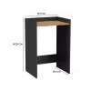 Top e Shop POLA Waschraum-Schrank für Waschmaschine – Anthrazit / Artisan Eiche