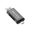 Vention USB3.0 Multifunktions-Kartenleser Grau Metall Typ