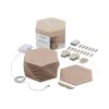 Nanoleaf | Elements Wood Look Hexagons Starter Kit (13 Panels) | Kaltweiß + Warmweiß