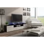 Cama TV-Ständer EVORA 200 wenge/weiß glänzend