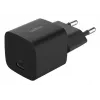 USB-C-Ladegerät Belkin BOOSTCHARGE 25W Power Delivery Schwarz – schnelles USB‑C PD 25W Wandladegerät