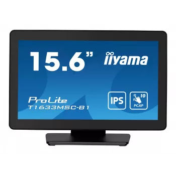 iiyama ProLite T1633MSC-B1 Computer Monitor 39,6 cm (15,6 Zoll) 1920 x 1080 Pixel Full HD LCD Touchscreen Schwarz