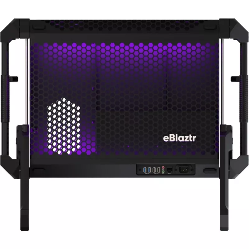 Eblaztr Tragbares PC-Gehäuse - Schwarz - PC-Gehäuse - Mini Tower - Schwarz