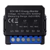 Intelligenter bidirektionaler Energiezähler Avatto WPM16-2 – WiFi-Konnektivität, Energieüberwachung für Verbrauch und Erzeugung