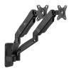 Maclean Wandhalterung für zwei Monitore, 17-32'', max. 9 kg, mechanische Feder, MC-988