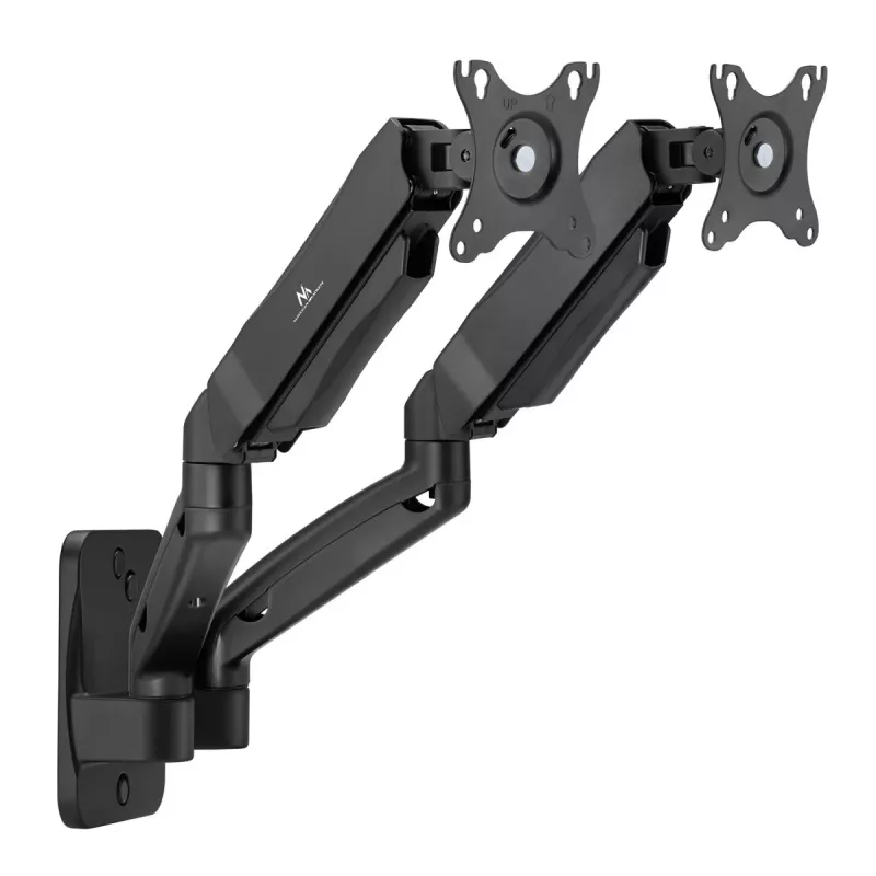Maclean Wandhalterung für zwei Monitore, 17-32'', max. 9 kg, mechanische Feder, MC-988