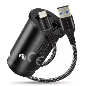 Auto-Ladegerät everActive CC-25C 2x USB-A + USB-C, 12W, Kfz-USB-Netzteil