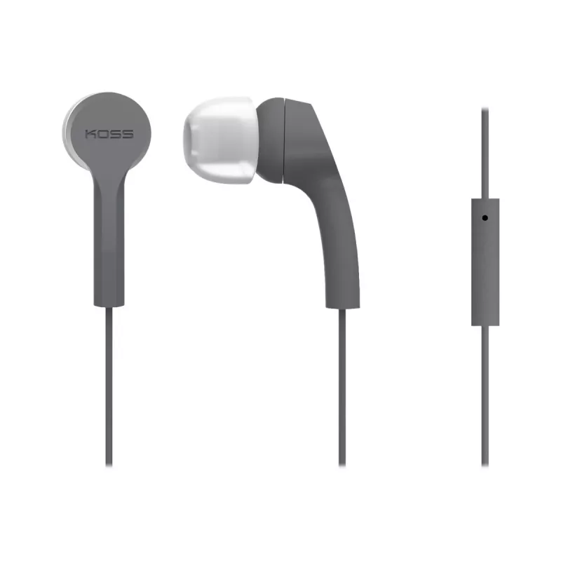 Koss | Kopfhörer | KEB9iGRY | Kabelgebunden | In-Ear | Mikrofon | Grau