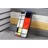 Schutzhülle iKins für Apple iPhone 8/7 Mondrian Schwarz