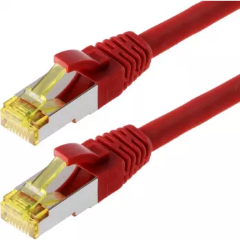 Netzwerkkabel Helos S/FTP (PIMF) CAT 6a 20m Rot