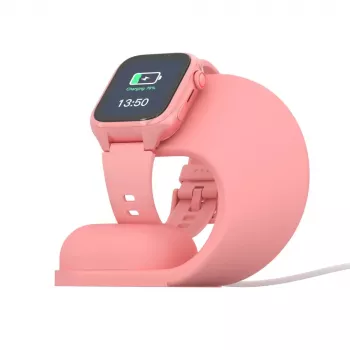Ladestation Stelio ST-CHS01-PK Junior pink – USB-Ladedock für Telefone und Tablets, Einzelport, kompakt