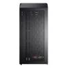 Montech X5M (B) Micro Tower PC-Gehäuse – Micro-ATX/Mini-ITX, 3x120mm vorne, 1x120mm hinten, unterstützt ATX-Netzteile, 2x3,5 Zoll + 4x2,5 Zoll, Schwarz