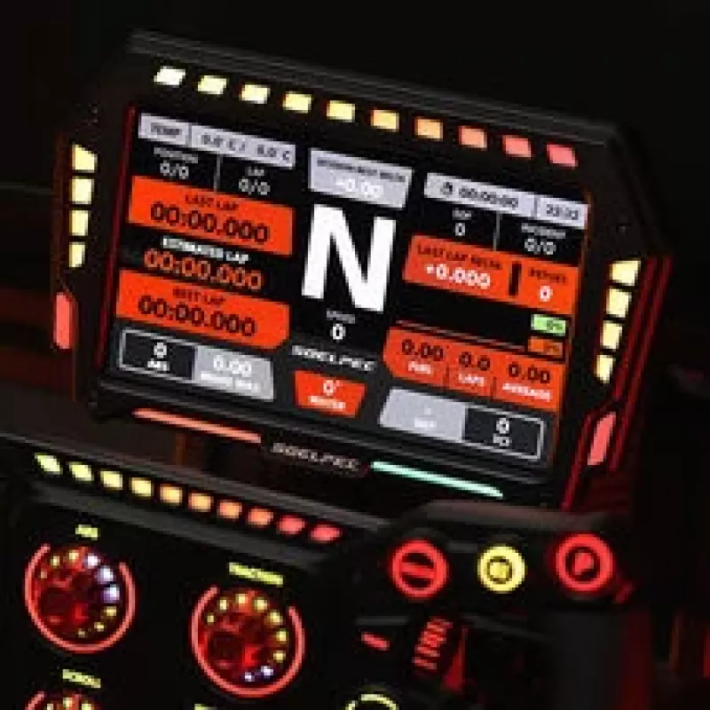 SOELPEC XR-7 Display, Simracing-Touchscreen, RGB-Telemetrie - schwarz