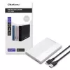 Gehäuse für 2,5-Zoll-SATA-SSD/HDD QOLTEC 52278 USB 3.0, unterstützt bis zu 2 TB