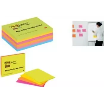 Post-it Haftnotiz Meeting Notes 6445-3SS-EU 101x152mm sort. 3x45Bl. (6445-3SS-EU)