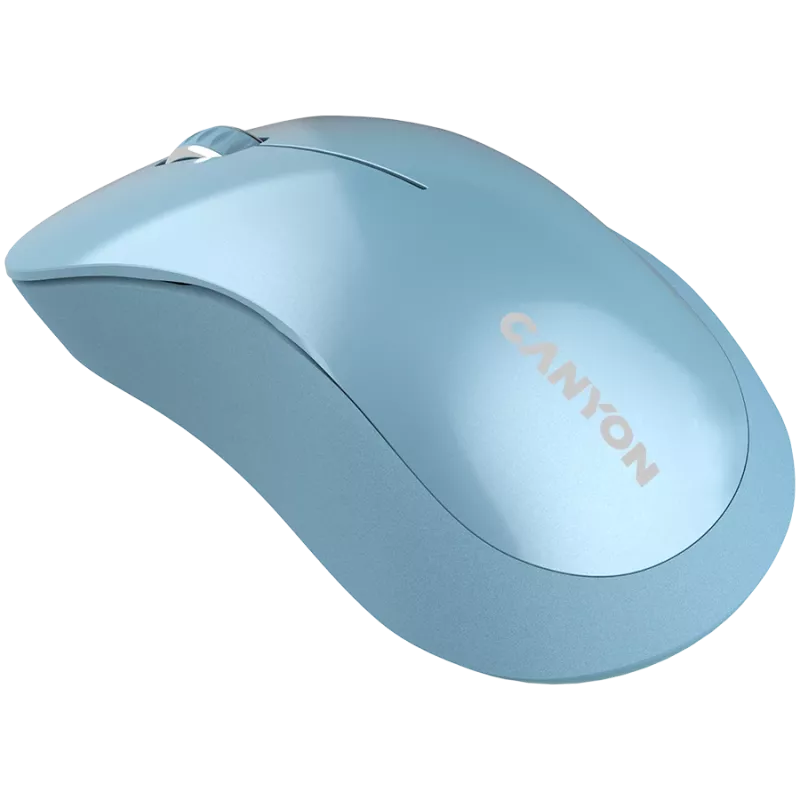 CANYON MW-11, 2,4 GHz kabellose Maus, mit 3 Tasten, DPI 1200, Batterie: AAA*2 Stück, Blau, 67*109*38 mm, 0,063 kg