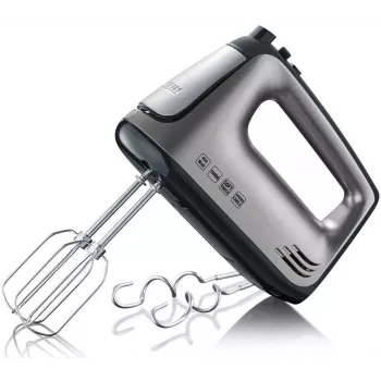 SEVERIN HM 3832 - Handmixer - 400 W - Grau-Metallic/Schwarz/Edelstahl