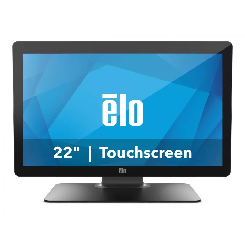 Monitor ELO 2202L 22 inch FHD Kapazitiver 10-Touch USB Anti-Glare Zero-Bezel Standfuß