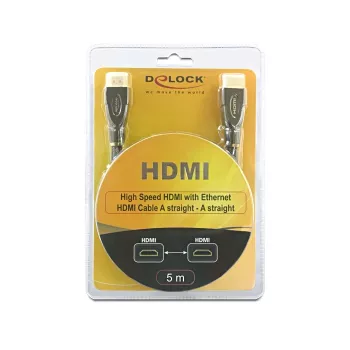 HDMI-Kabel DeLOCK 5m HDMI AM/AM
