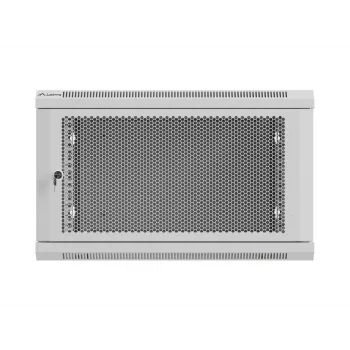 Rack-Schrank 19 inch 6U 600x600 grau perforiert