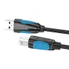 USB 2.0 A auf USB-B Kabel Vention VAS-A16-B500, 5 m, schwarz, Stecker-Stecker, 480 Mbit/s