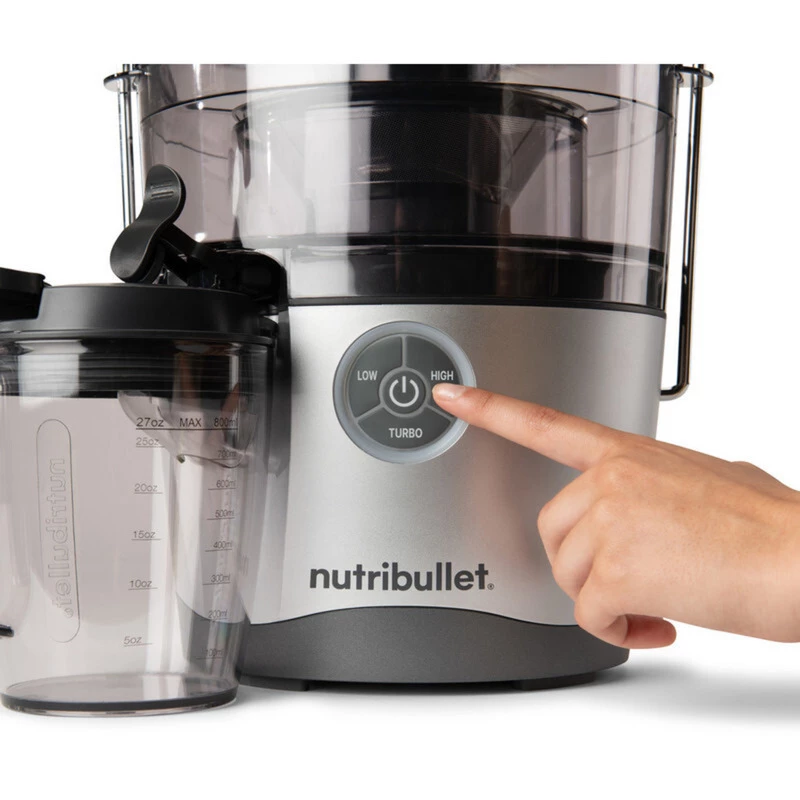 NutriBullet juicer Pro NBJ200G (Silber/Grau, 1.000 Watt) (0C22500002)