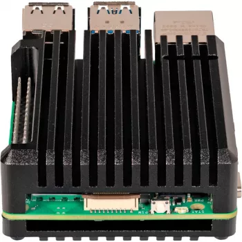 Joy-IT ARMOR Case BLOCK SBC-Enclosure geeignet für Entwicklungskits Raspberry Pi (RB-AlucaseP5-07)
