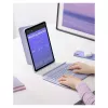 inateck Tastatur iPad 11 iPad Air 4./5. Gen. Kompatibel QWERTZ lila