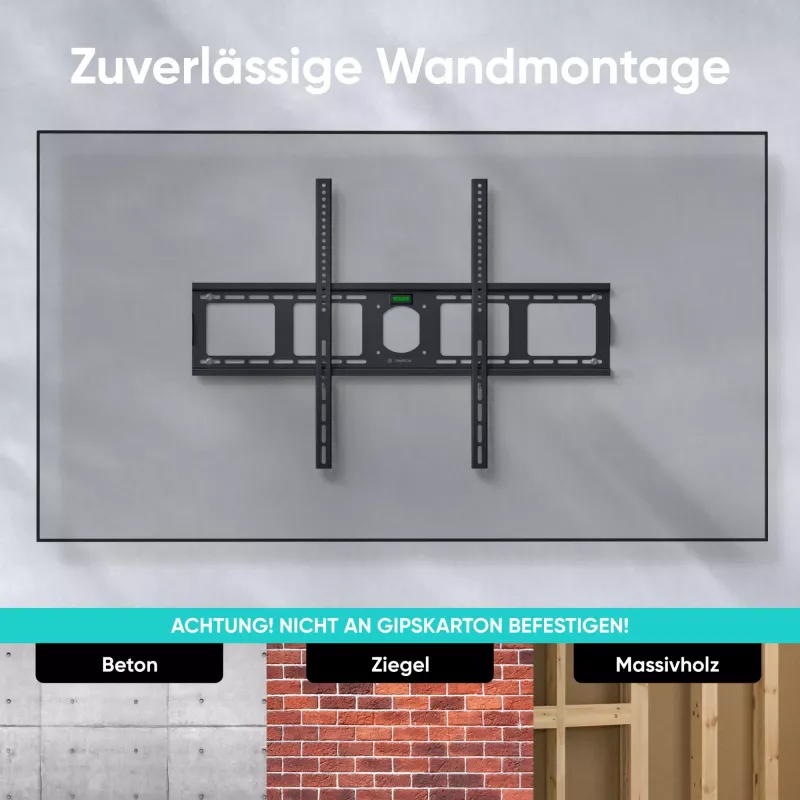 TV-Zubehör Wandhalterung/55-100/SCHWARZ UF4-B Onkron