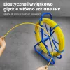Extralink Rodder 3.8mm 75m | Kabeleinziehgerät | Glasfaser FRP, Durchm. 3.8 mm, Länge 75 m, gelb