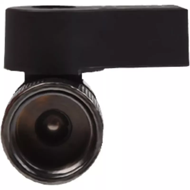 Alphacool 2-Wege-Kugelhahn G1/4 - Schwarz Nickel (17354)