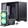 Jonsbo D32 STD PC-Gehäuse + TRYX PANORAMA SE Komplett-Wasserkühlung, ARGB - 240 mm, schwarz