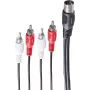 shiverpeaks BS10402 Audiokabel 1,5 m DIN (5-polig) 4 x RCA schwarz (BS10402)