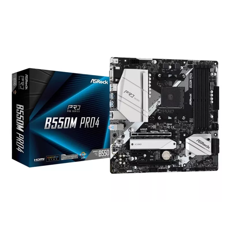 ASRock B550M Pro4 AM4 Micro-ATX-Mainboard