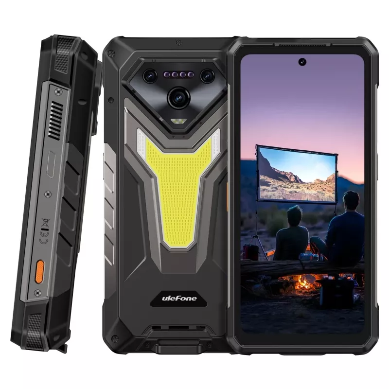 Smartphone UleFone Armor 34 Pro (Plus) 16/512GB 5G, robustes Android-Gerät, 16GB RAM, 512GB Speicher, 5G Konnektivität