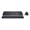 Logitech MX Keys Combo for Business - Tastatur-Maus-Set - hintergrundbeleuchtet - kabellos - Bluetooth LE - QWERTY - GB - Graphit