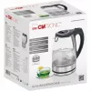 Wasserkocher CLATRONIC WKS 3744 G — 1,7 L, 2200 W, Edelstahl/Kunststoff, Wasserstandsanzeige