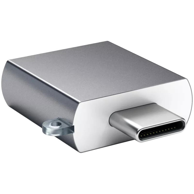 Satechi USB-C auf USB 3.0 Adapter Space Gray edles Design & hohe Qualität - kompaktes Design - - - (179979)