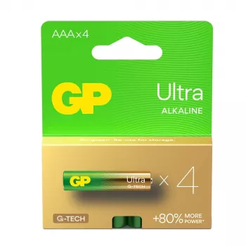 Alkaline Batteries LR03 /AAA GP Ultra 4er-Pack