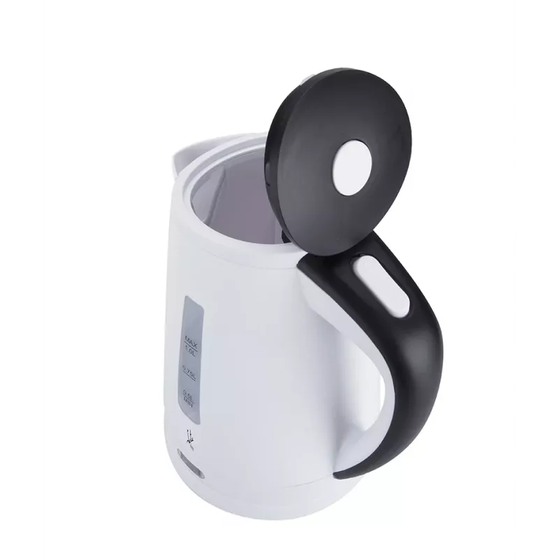 Wasserkocher JATA 1 L 2000 W Schwarz Weiß